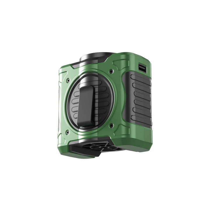 8000mAh Waist Clip Fan with Refrigeration, 199 Speeds, portable cooling gadget