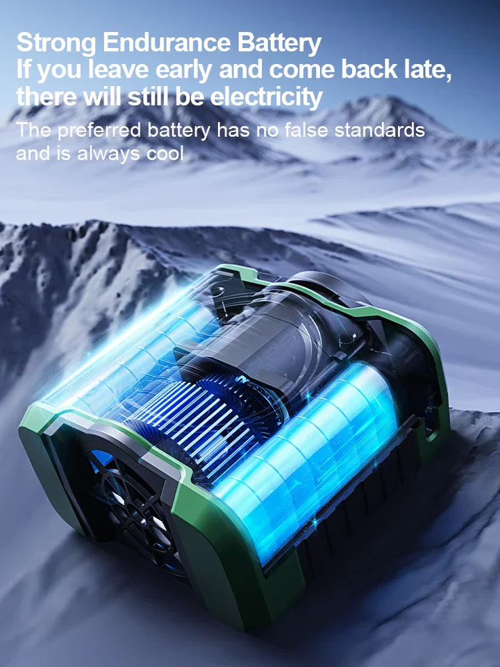 High-capacity 8000mAh waist fan, 199-speed control, designed for ultimate comfort