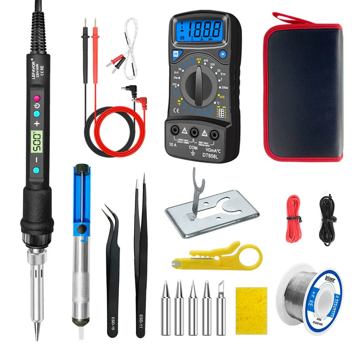 80W Digital Display Soldering Iron Kit
