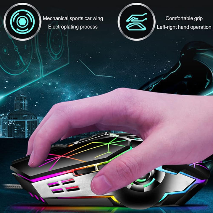 87-key mechanical gaming keyboard, a must-have for PC enthusiasts, RGB and blue switches
