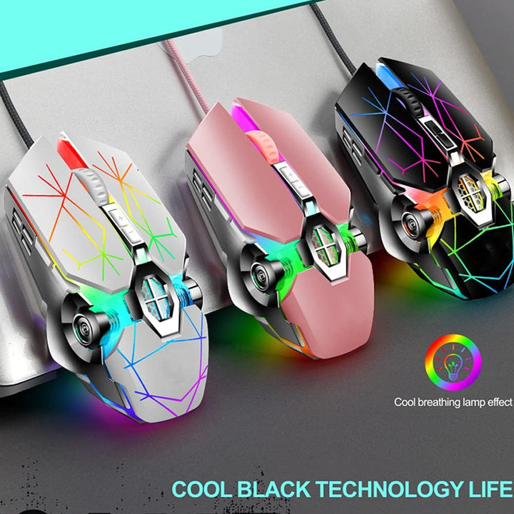 Overview of 87-key mechanical gaming keyboard features: RGB backlighting, blue switches