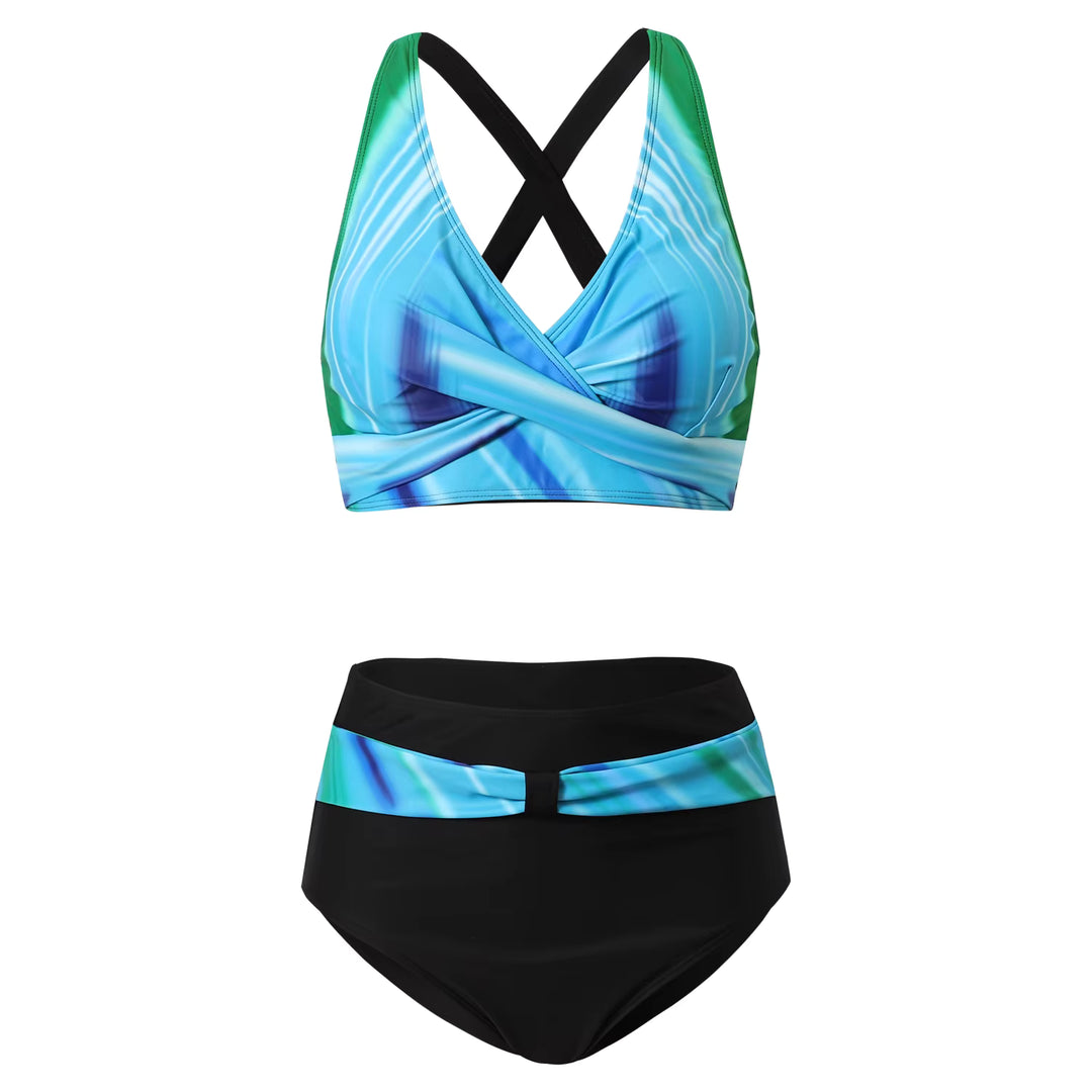 Women's Multicolored Bikini Set | Flattering Summer Swimwear
