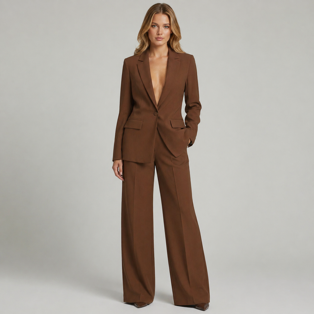Women's Two-Piece Blazer & Trouser Set
