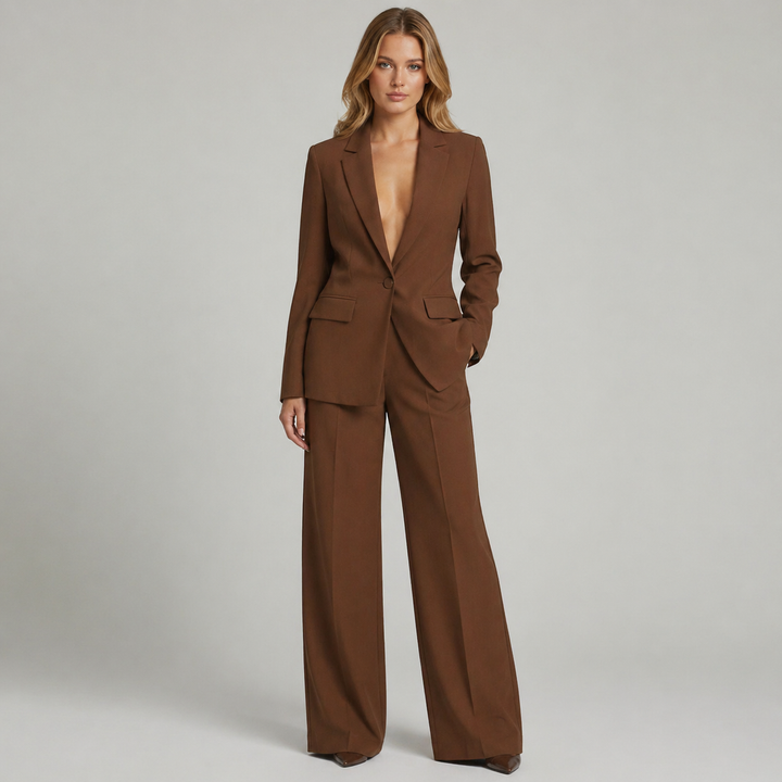 Women's Two-Piece Blazer & Trouser Set