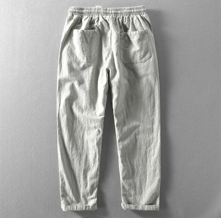 Versatile Zen men's pants, designed for effortless comfort and a laid-back, minimalist look.