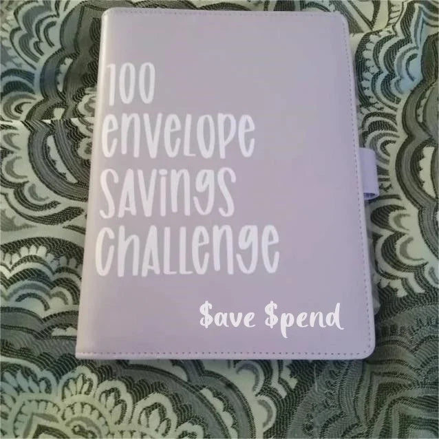 Motivational AchieveTrack 100-Day Challenge folder for daily goal tracking & personal achievement.