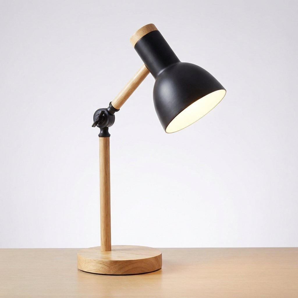 Arclume adjustable table lamp for home office, Nordic style, providing focused task light for working