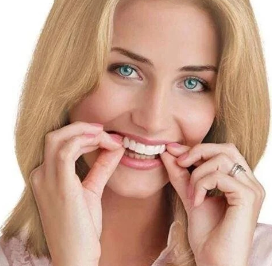 Achieve a confident, natural-looking smile with these adjustable snap-on cosmetic dentures. Enhance your teeth.