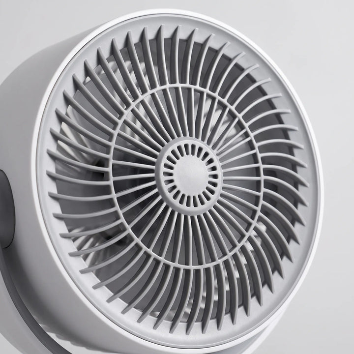 Sleek design adjustable height pedestal fan, providing efficient cooling for home and office environments.