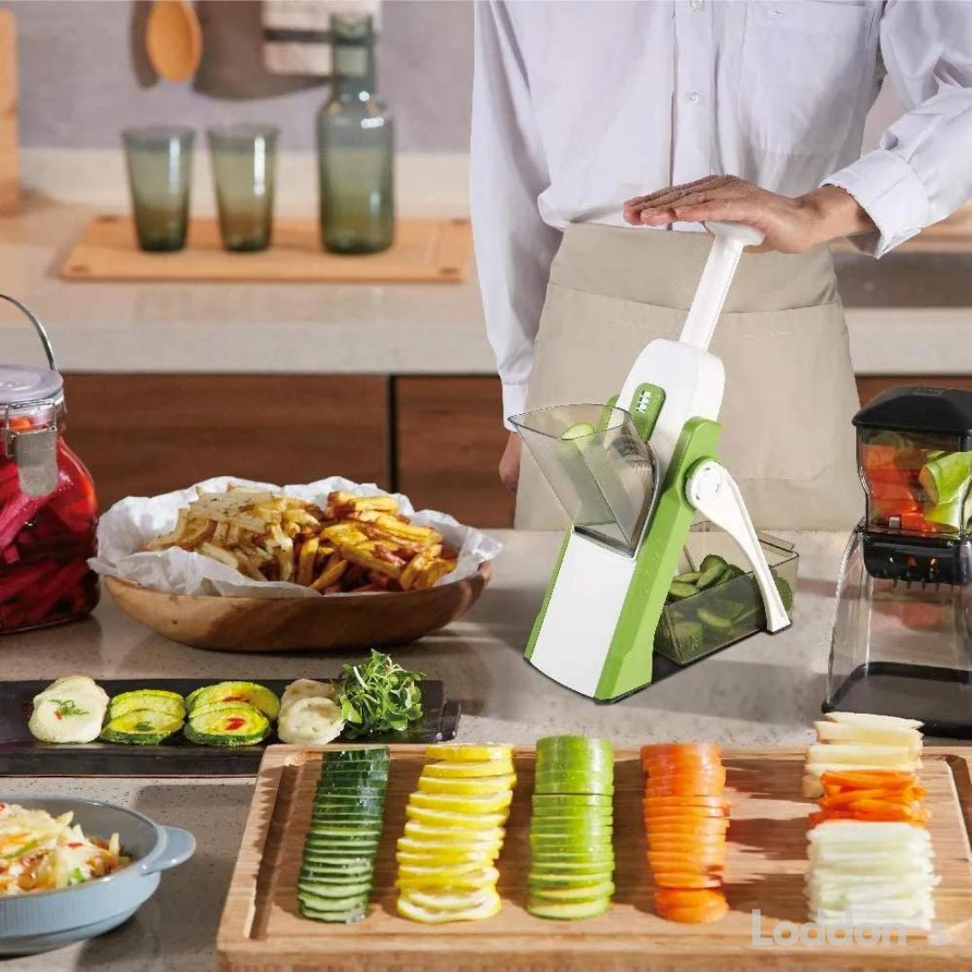 Versatile ChopEase Pro adjustable vegetable slicer & food chopper. Simplify cooking & meal prep with ease.