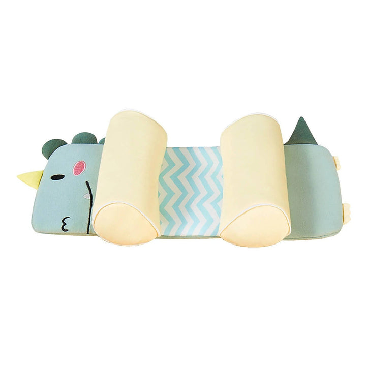 Premium cotton adjustable infant pillow, promoting healthy head shape & comfortable baby sleep.