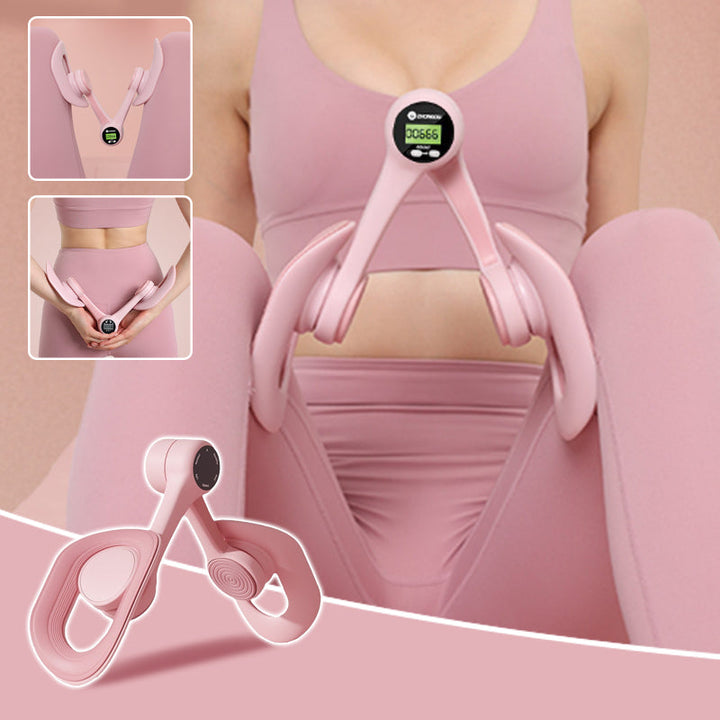 Versatile fitness device: adjustable resistance pelvic & thigh exerciser for home gym strength training.