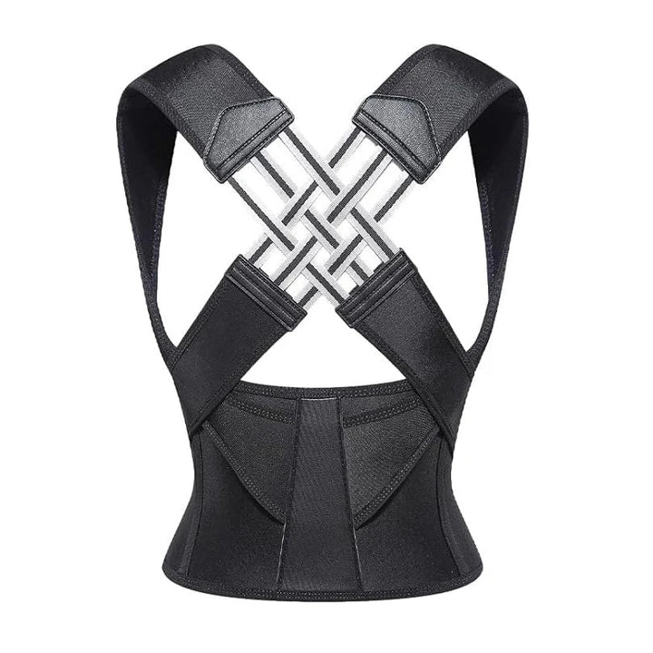 Back view of the adjustable posture corrector, highlighting the effective back support & ergonomic design.