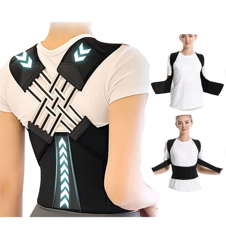 Kids' posture therapy device, adjustable and breathable for growing children