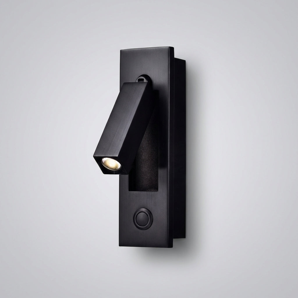 Noxell LED wall reading light with directional beam for task lighting