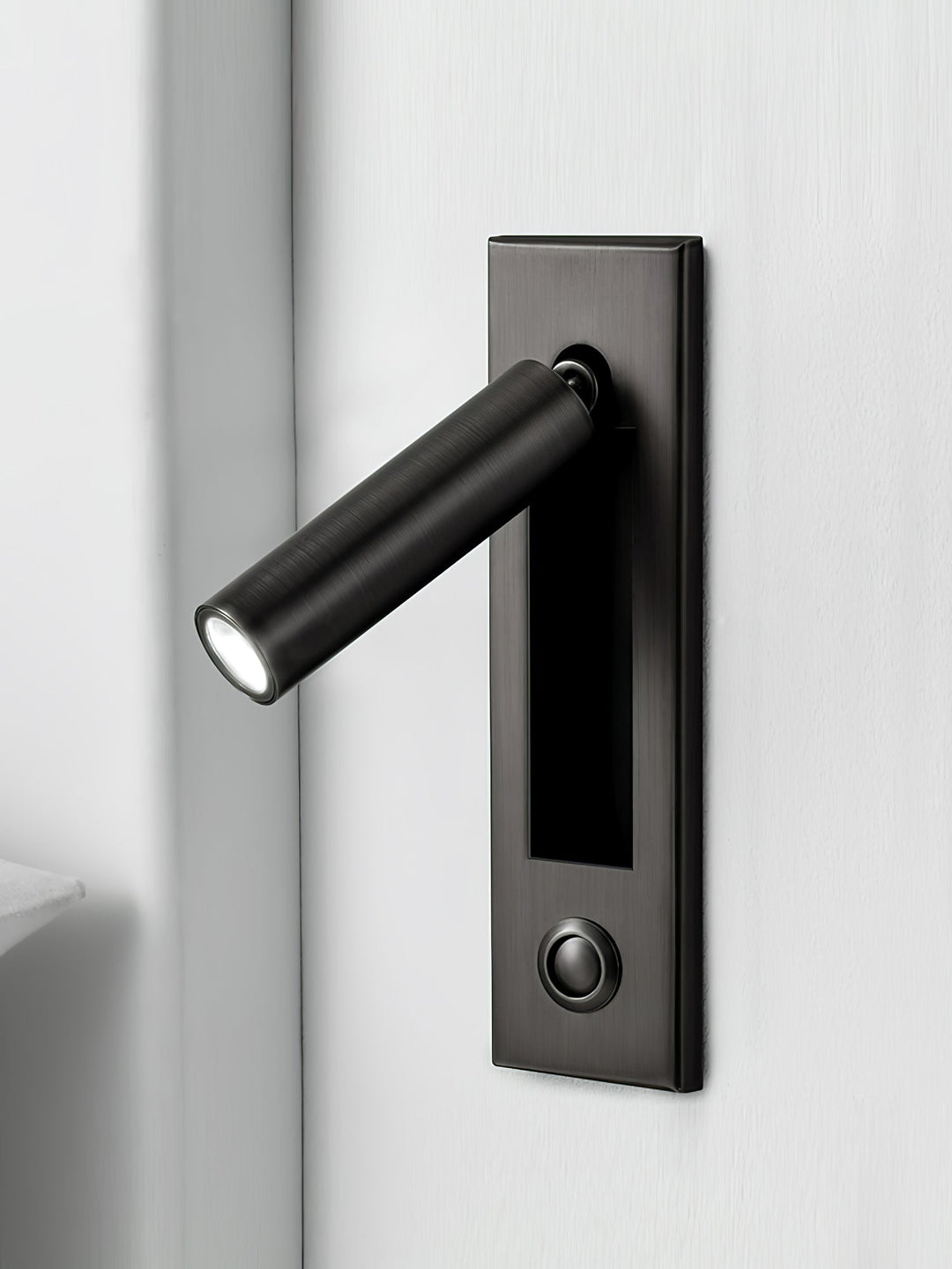 Modern LED reading light with adjustable head, enhancing home lighting