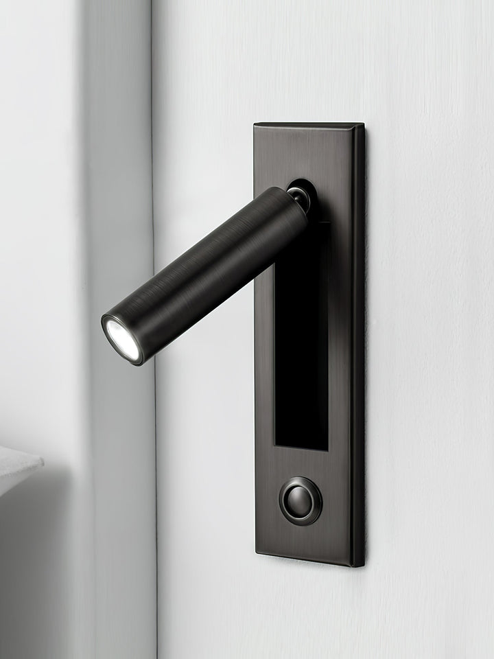 Modern LED reading light with adjustable head, enhancing home lighting