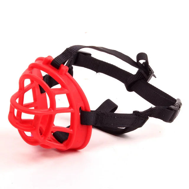 Durable, adjustable silicone dog muzzle for effective dog training, safety, and preventing barking or biting.