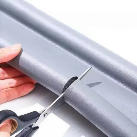 Energy-saving under door draft stopper. Blocks noise, dust, & drafts effectively. Adjustable & easy to install.