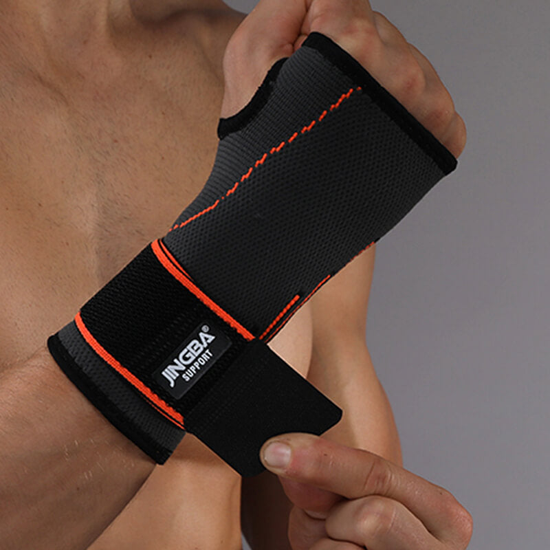 Adjustable wrist support brace for pain relief, injury recovery & joint stability. Ideal for daily wear.