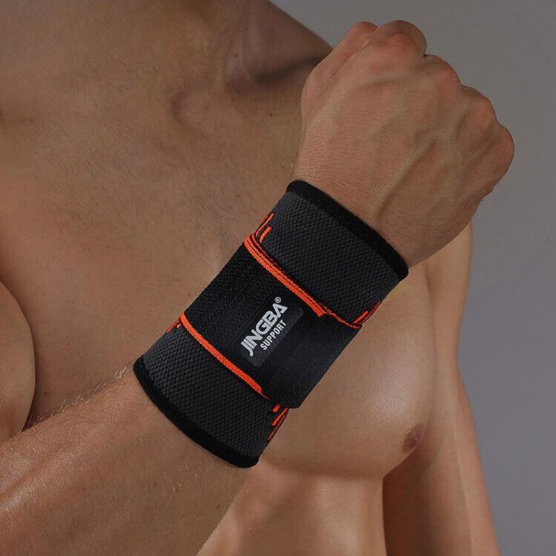 Ergonomic wrist support for sports injuries, fitness workouts & general wrist pain management.
