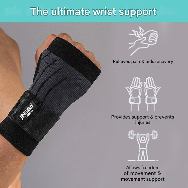 Secure wrist support for injury recovery, offering compression & pain relief for wrists, hands & forearms.