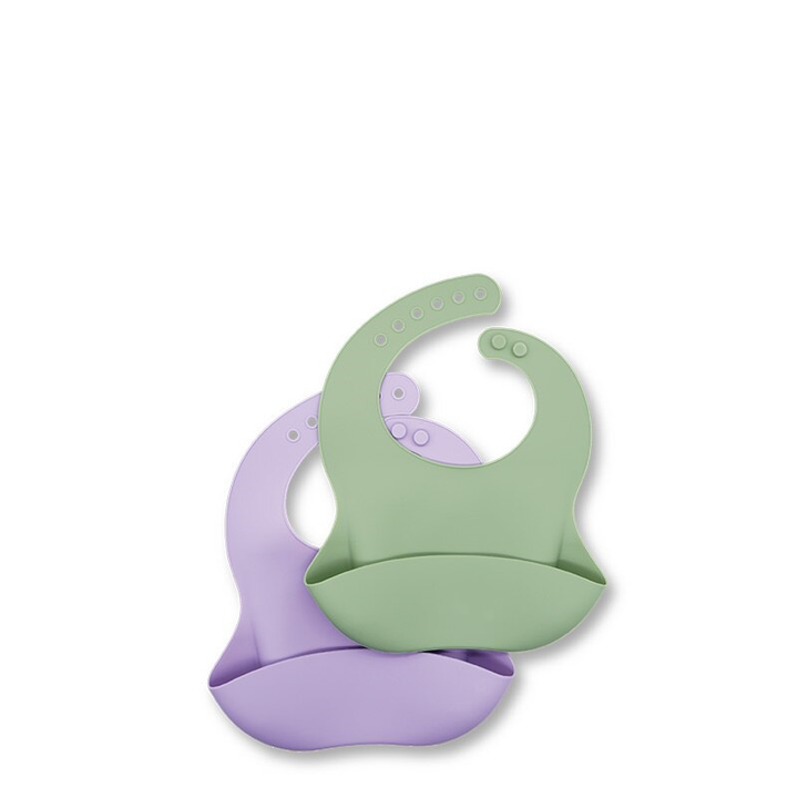 Adorable animal print silicone baby bib, waterproof & soft for mess-free feeding, easy clean toddler essential.