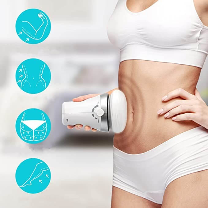 Home spa anti-cellulite massager for fat reduction, body sculpting, and skin firming.