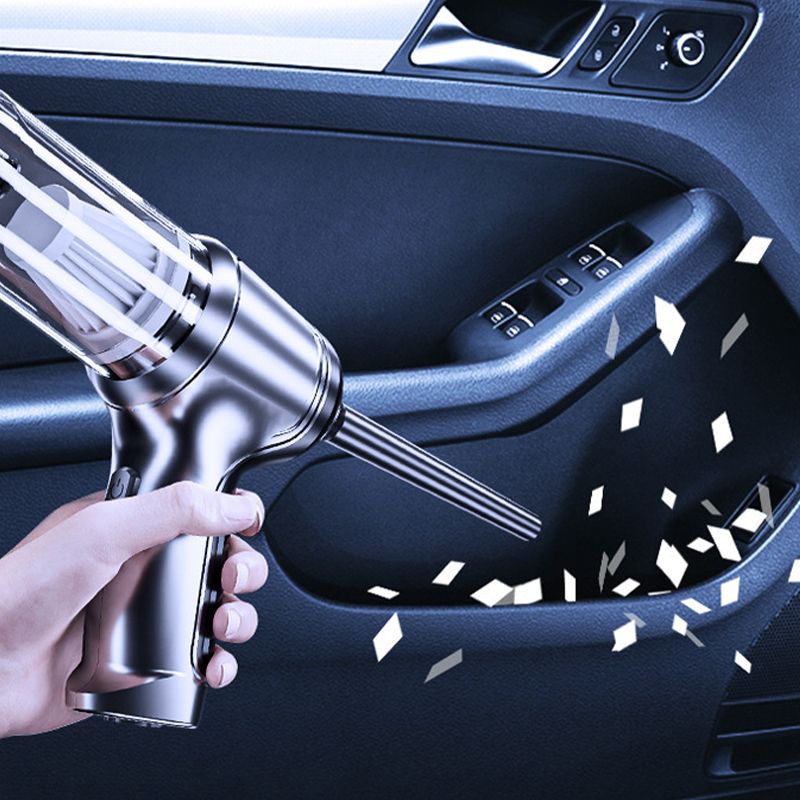 AeroForce portable car cleaner and detailing tool, showing accessories