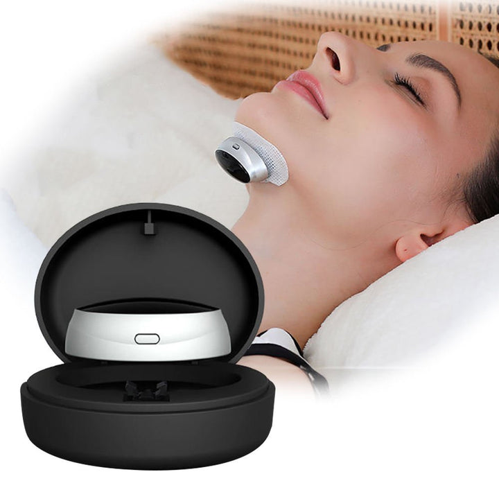 Portable AirEase anti-snore nasal clip, ideal for travel & daily use, ensuring restful sleep apnea aid.