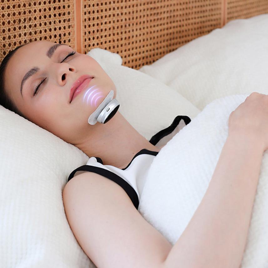 Ergonomic AirEase silicone nasal clip, comfortable breathing aid for sleep apnea & snoring relief.