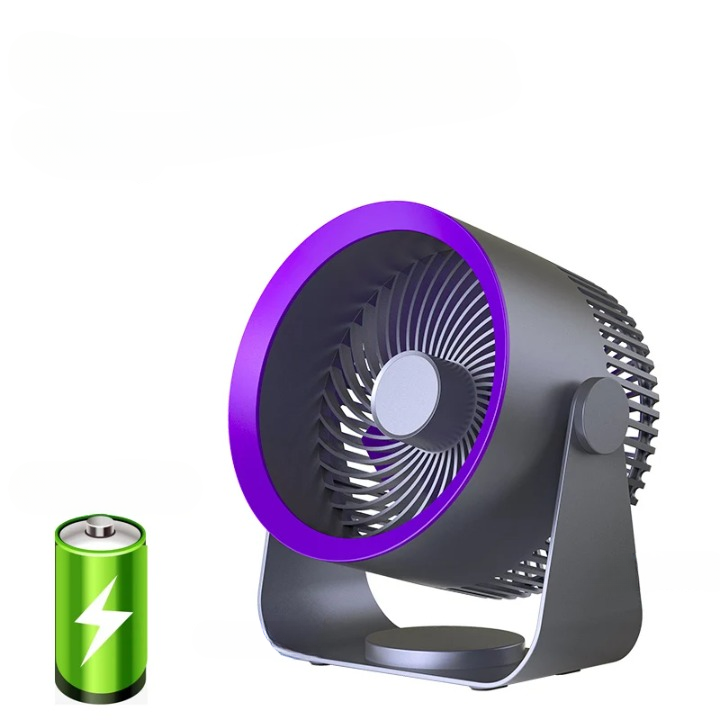 Overview of the AirFlex portable air circulator fan, emphasizing its multi-directional airflow capabilities.