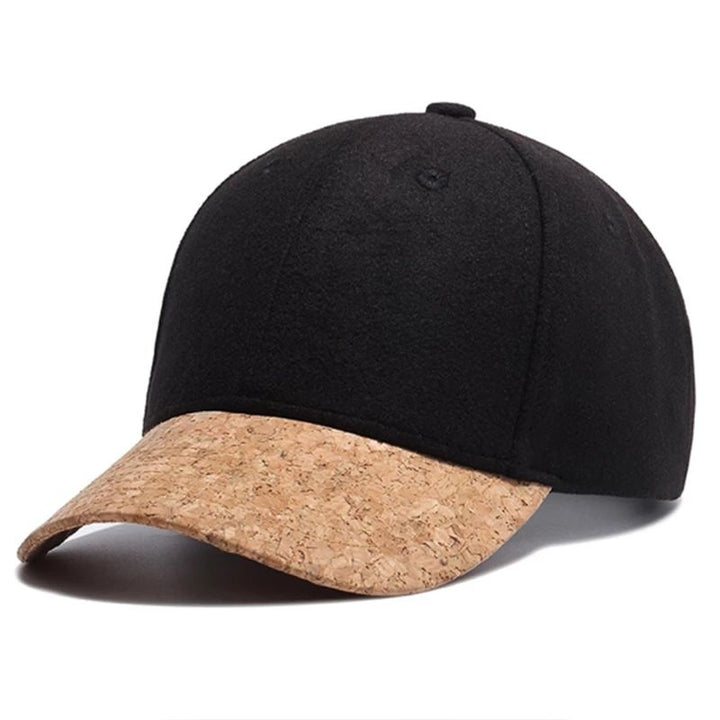 Alfie men's cap, retro knitted breathable accessory shown in profile