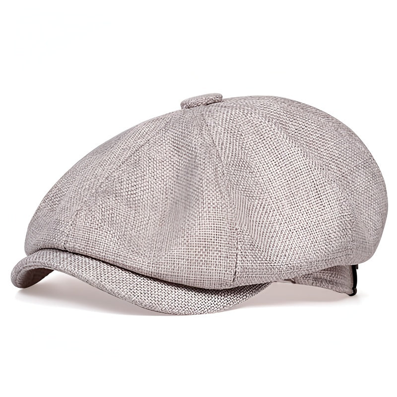 Alfie men's knitted retro cap, breathable spring and summer hat