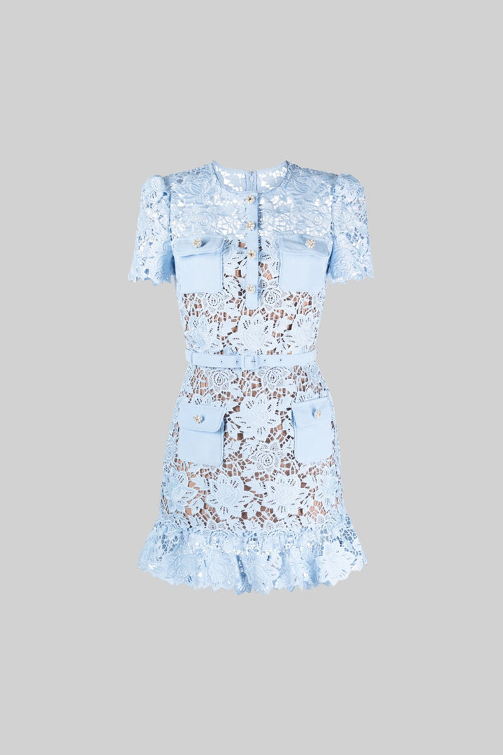 Embroidered women's mini dress, Alina collection, perfect for summer casual wear