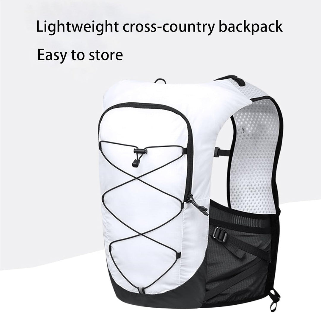 Alvory running vest, reflective elements for enhanced visibility in low light