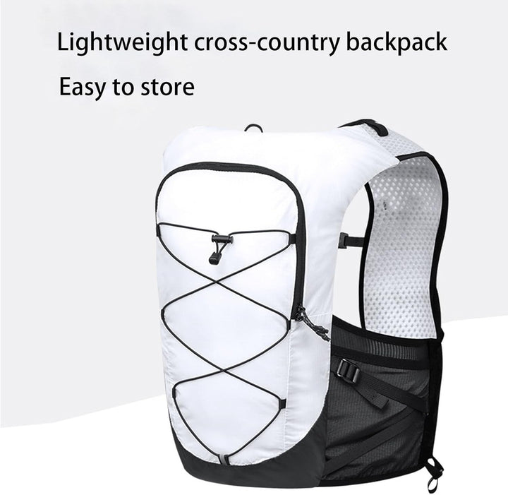 Alvory running vest, reflective elements for enhanced visibility in low light