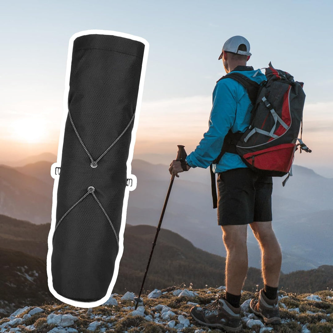 Alvoryn outdoor gear: a water-resistant trekking pole quiver bag for hiking and travel, unisex design