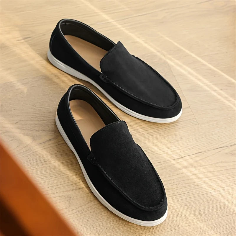 Lightweight men's Amalfi slip-on loafers, offering comfort and timeless casual men's style.