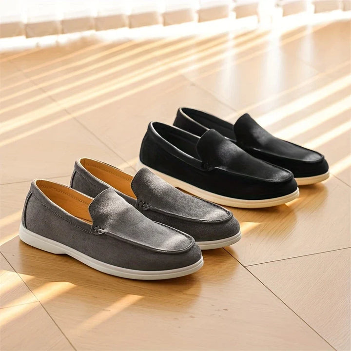 Amalfi men's slip-on loafers, a blend of comfort and style, perfect casual footwear for men.