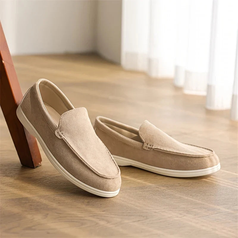 Premium men's Amalfi slip-on loafers, refined casual footwear for versatile men's fashion.