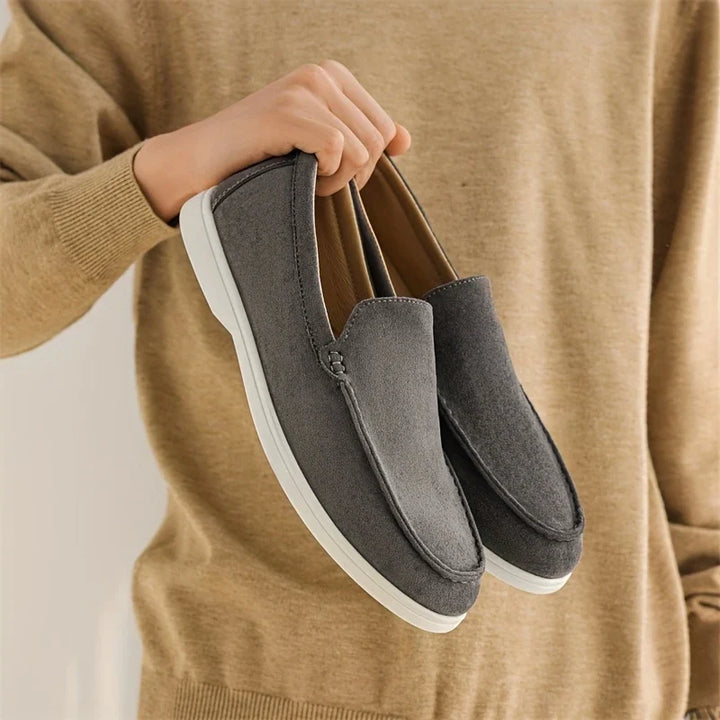 Amalfi men's slip-on shoes, designed for ultimate comfort and sophisticated casual footwear.