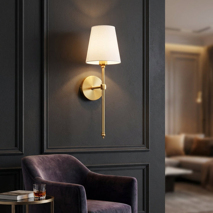 Ambiwell wireless decorative wall lamp set, rechargeable LED sconce for modern home decor.