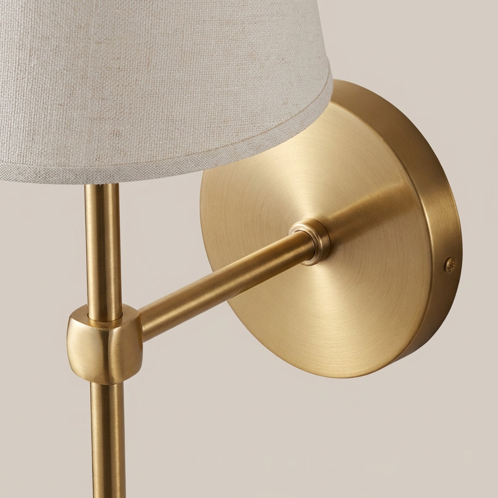 Easy-install rechargeable LED wall sconce from Ambiwell, perfect as a bedside lamp.