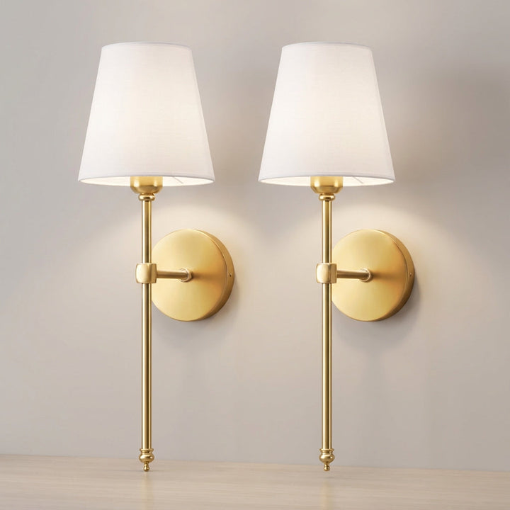 Ambiwell wireless LED wall sconces, rechargeable and decorative for elegant home lighting.