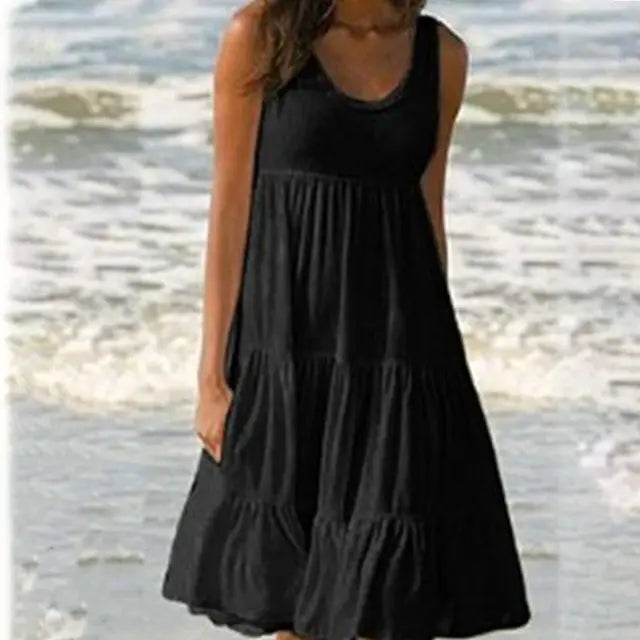 Fashionable women's Amelie sleeveless mini dress, ideal for warm weather
