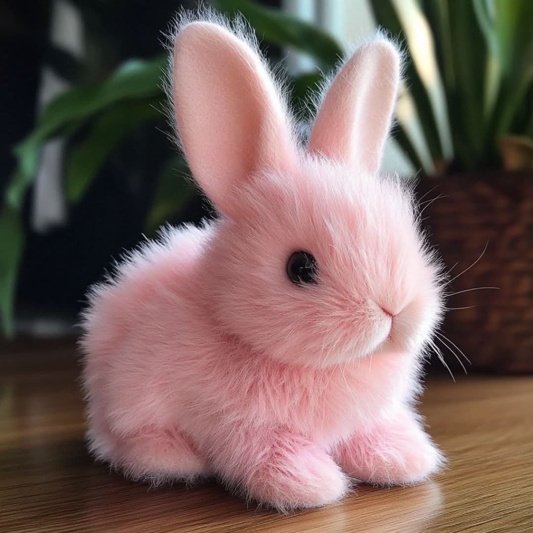 Interactive children's plush bunny with lifelike movements & sounds, a perfect playmate.
