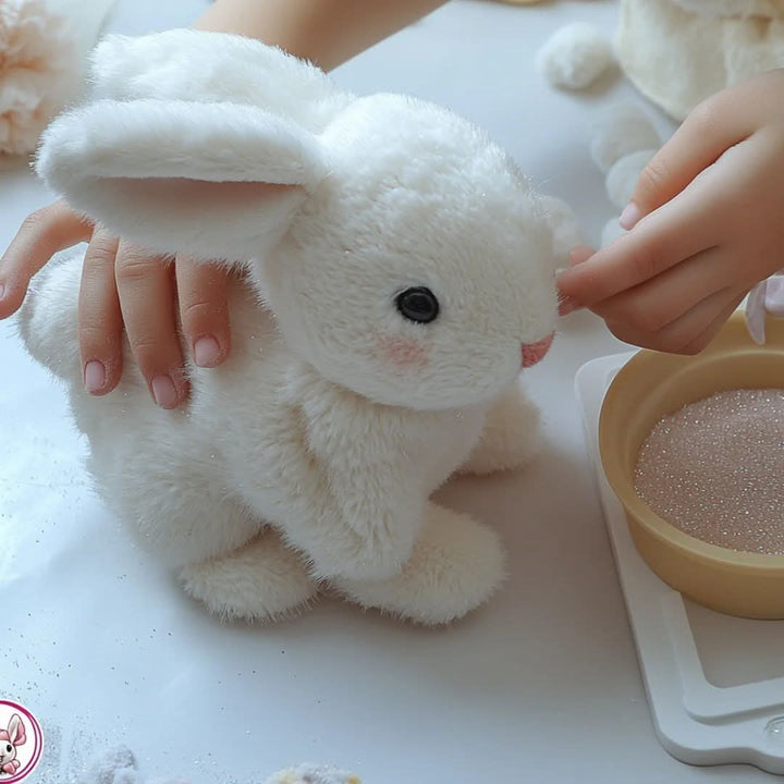 Children's animated plush bunny, offering realistic movement & charming sounds for interactive play.