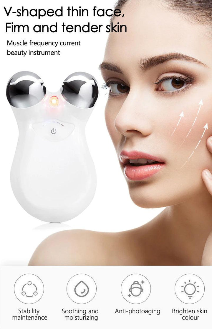 Innovative microcurrent beauty tool for advanced anti-aging and wrinkle reduction skincare.