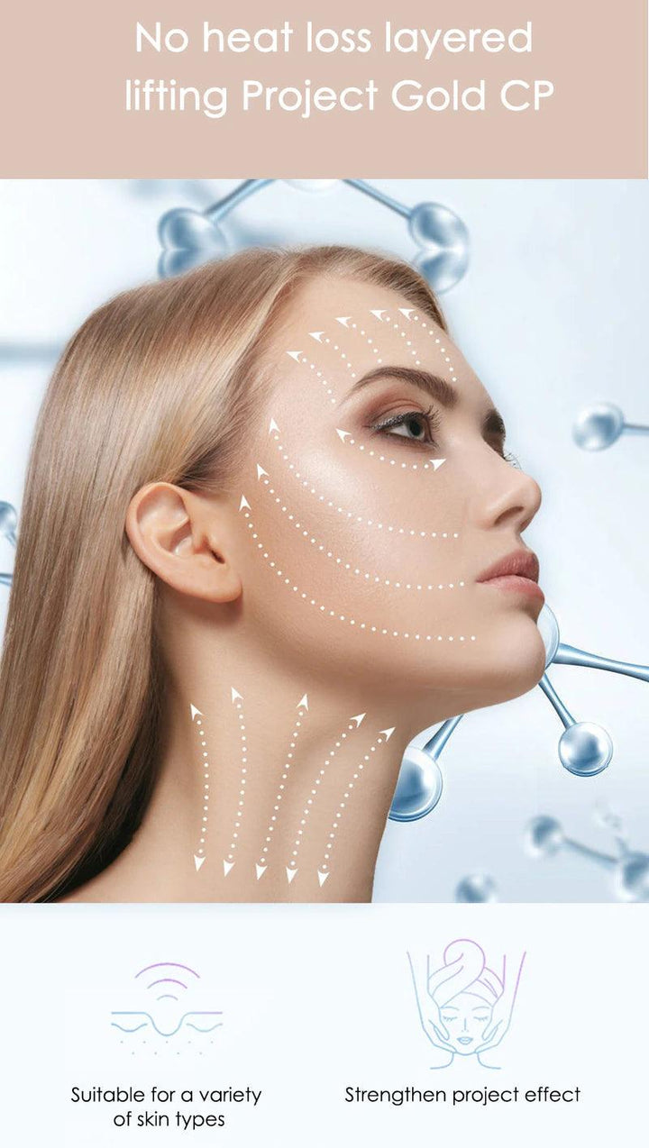 Achieve firm, youthful skin with this microcurrent anti-aging facial massager and skincare device.